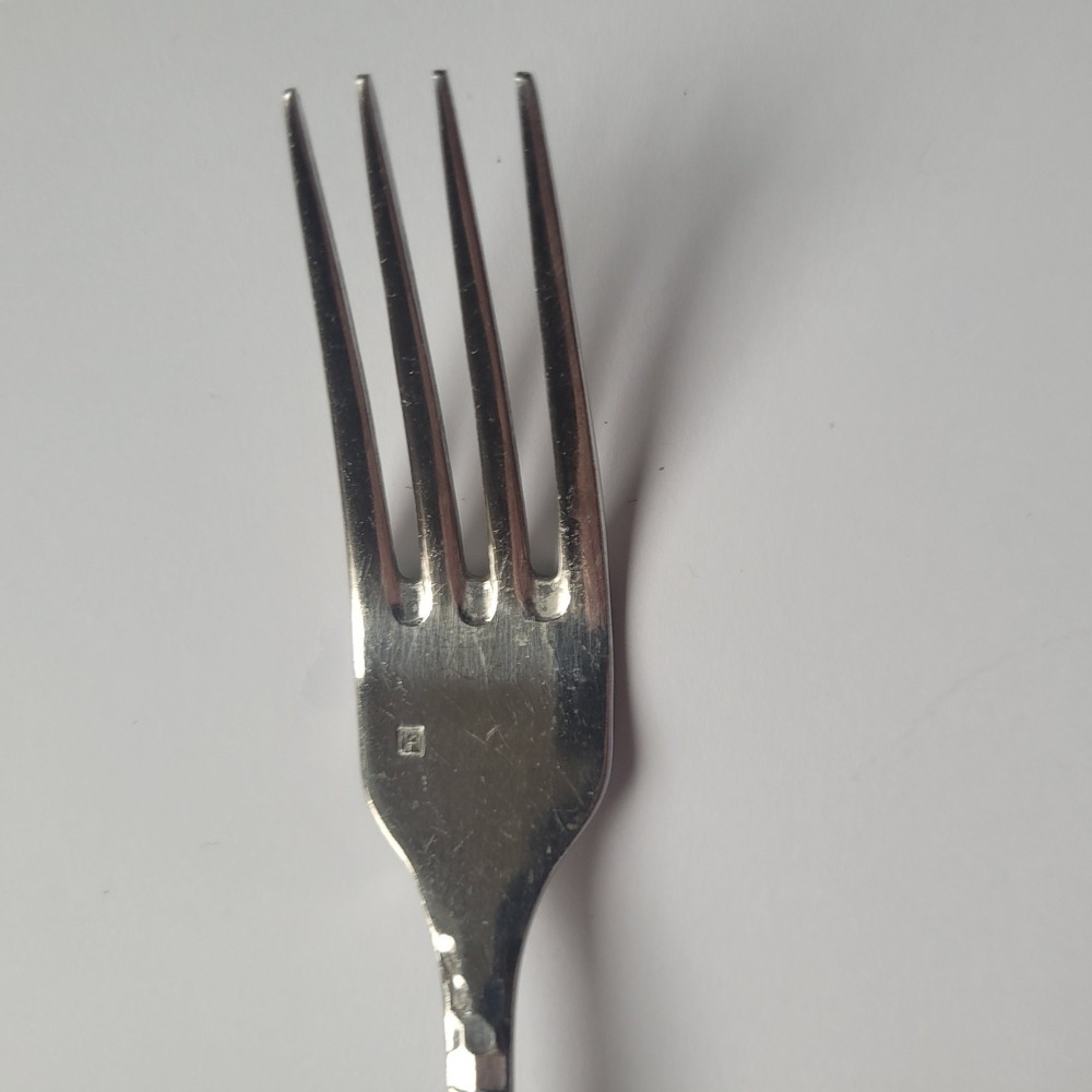 Fortessa Lucca Hammered Fork Stainless Steel Dinner 18/8 Replacement - Picture 4 of 10